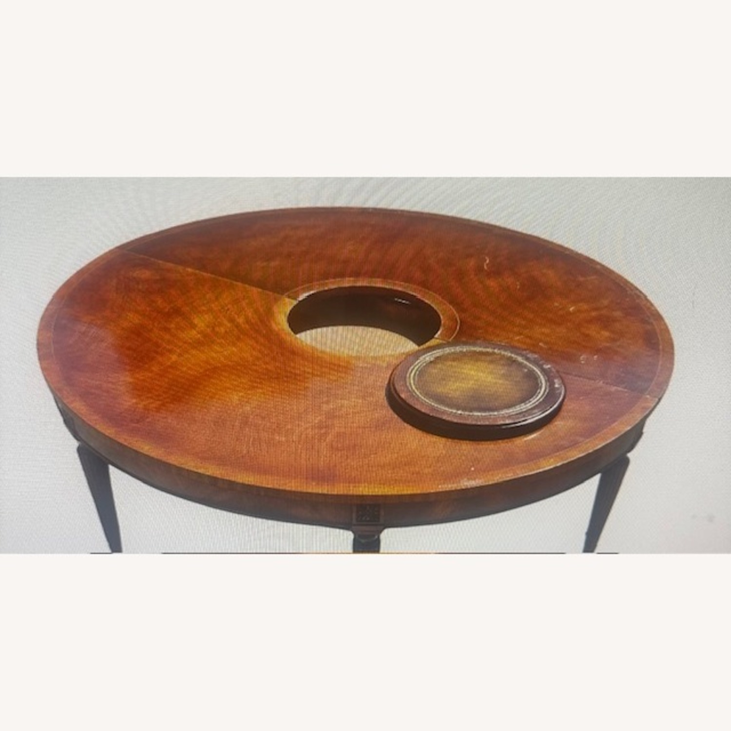 Vintage/Antique Dark Brown Wood Coffee Table - image-0