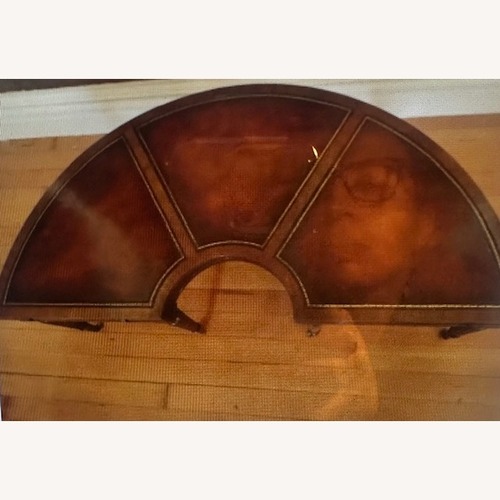 Used Vintage/Antique Dark Brown Wood Coffee Table for sale on AptDeco