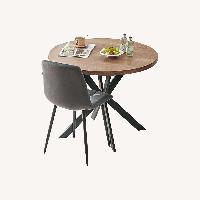 Amazon Dark Brown Wood Dining Table