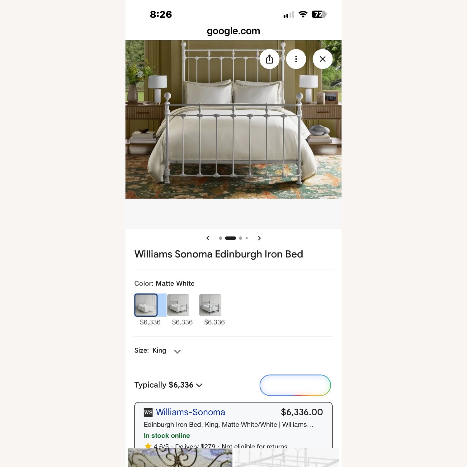 Edinburgh Iron Bed - image-4