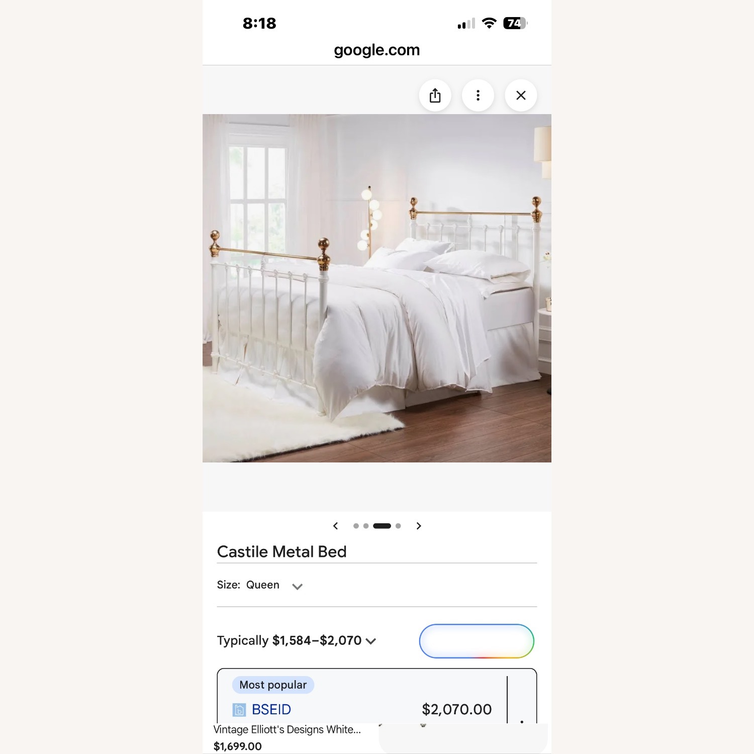 Edinburgh Iron Bed - image-3