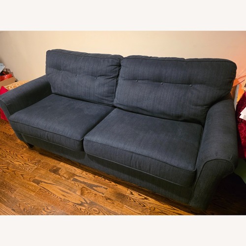 Used La-Z-Boy Blue Fabric 2 Seater Sofa for sale on AptDeco