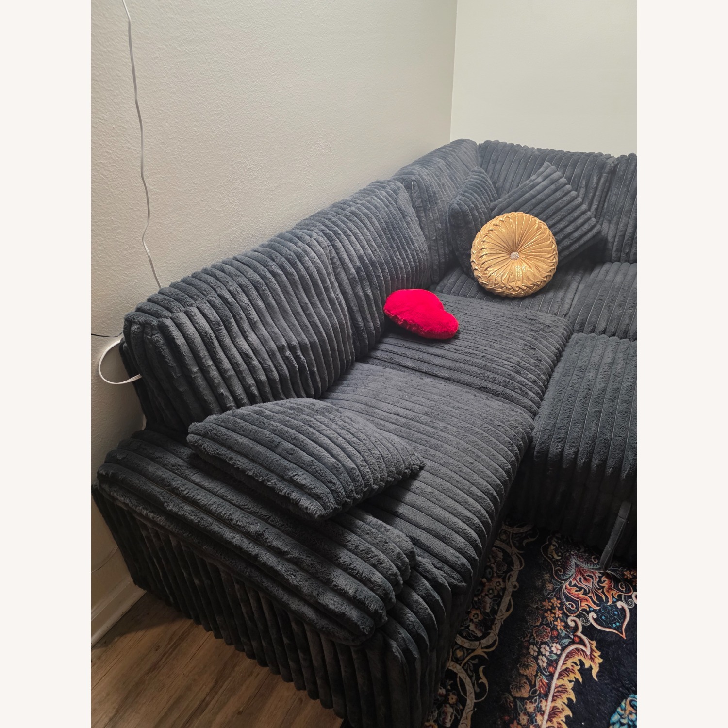 Midnight-Madness 4-Piece Sectional with Chaise - image-3