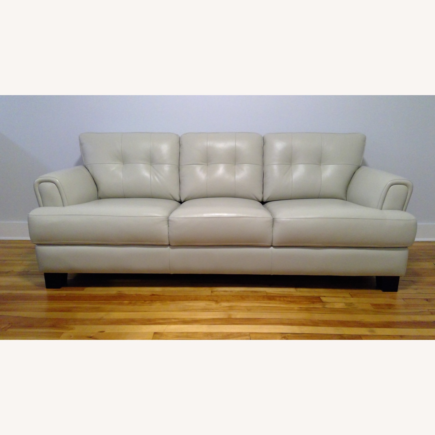 Raymour & Flanigan Diego Leather Sofa - image-1