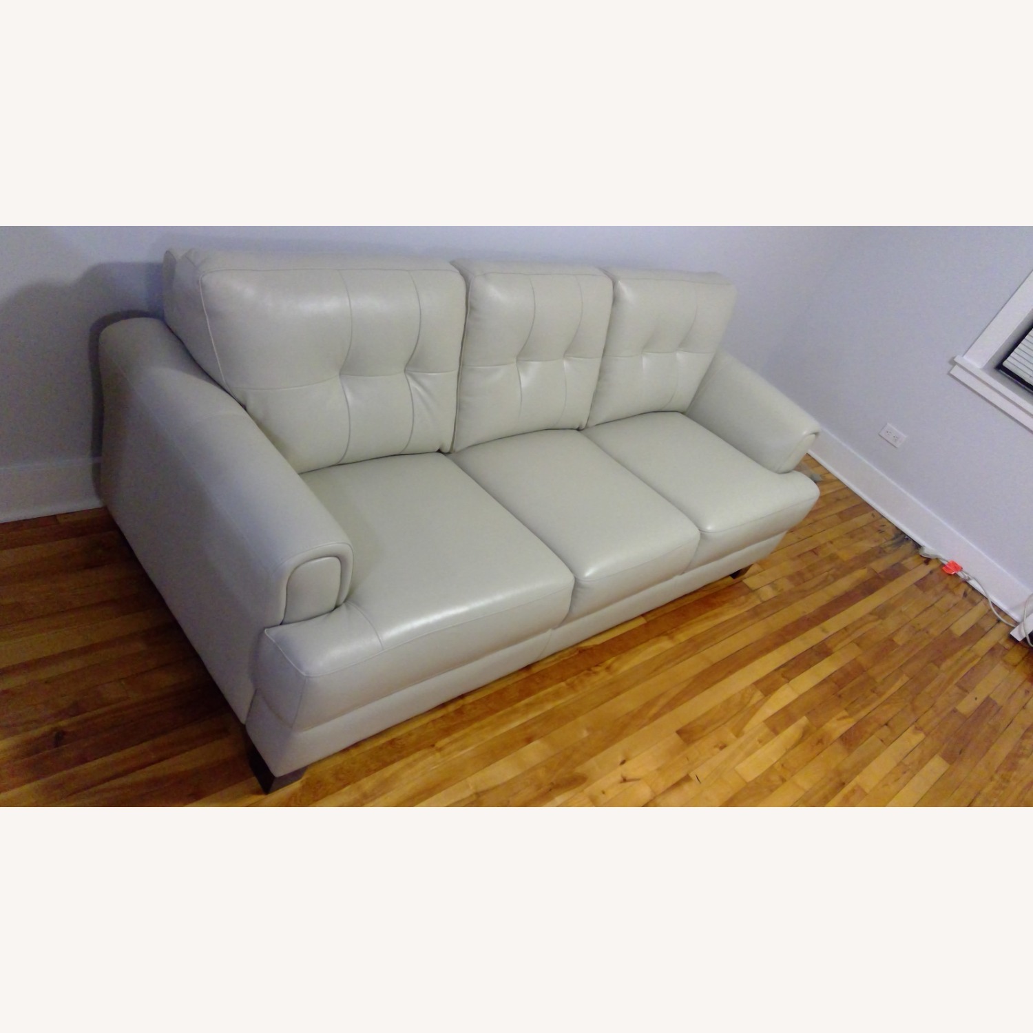 Raymour & Flanigan Diego Leather Sofa - image-3