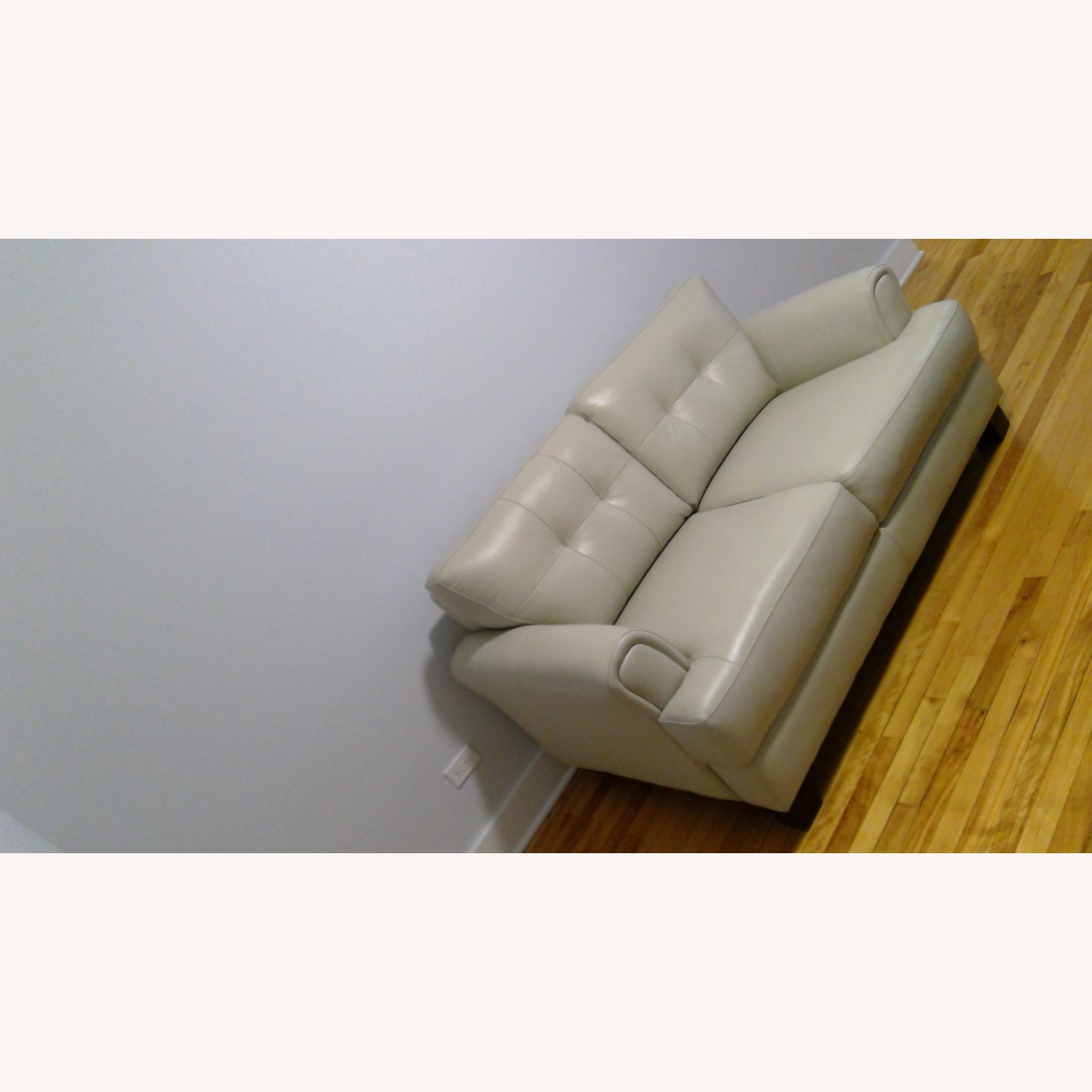 Raymour & Flanigan Diego Leather Loveseat  - image-2