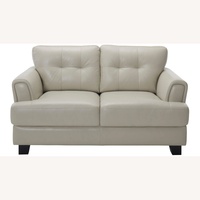 Raymour & Flanigan Diego Leather Loveseat 