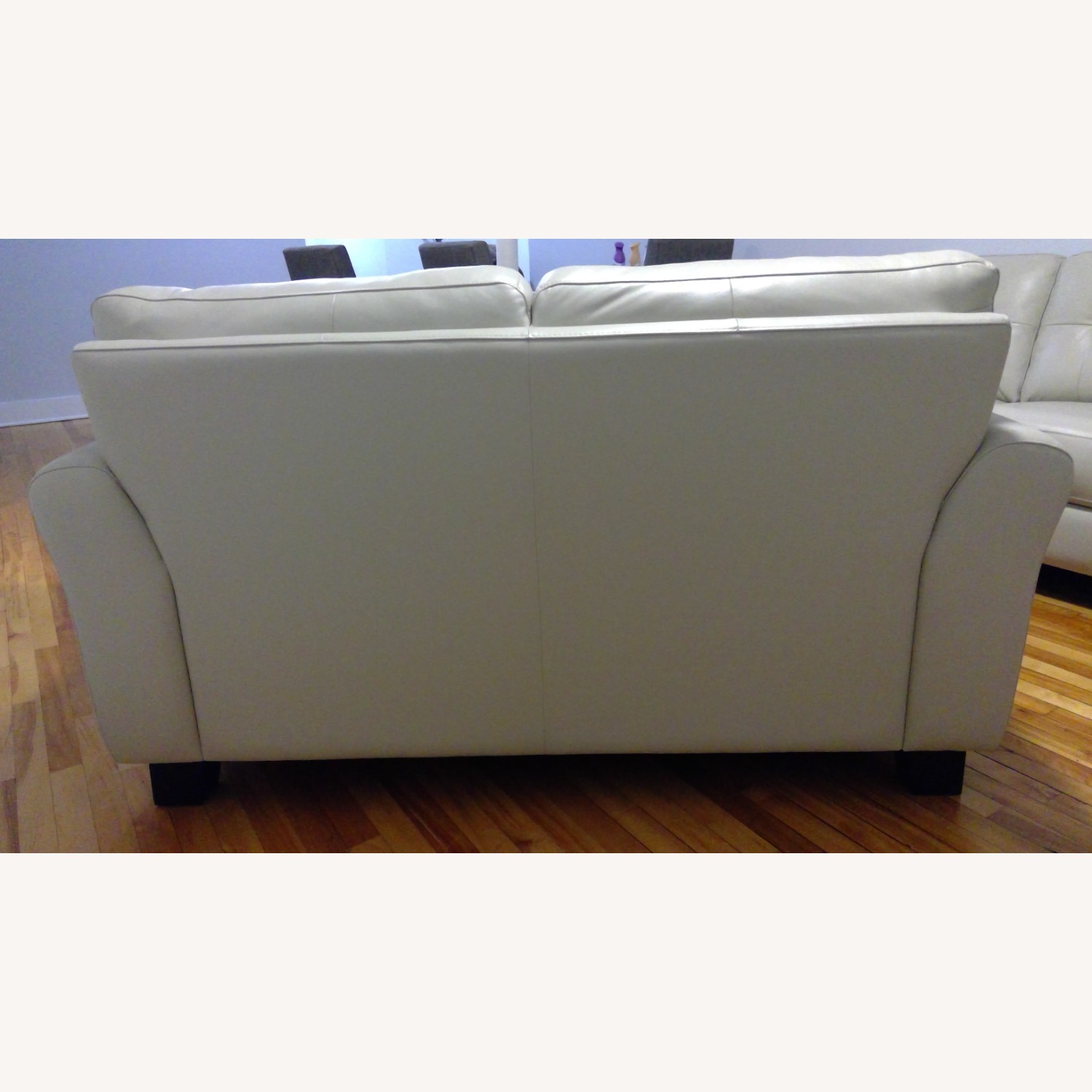 Raymour & Flanigan Diego Leather Loveseat  - image-5