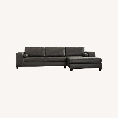 Used Ashley Furniture Nokomis Dark Brown 2 Piece Sectional for sale on AptDeco