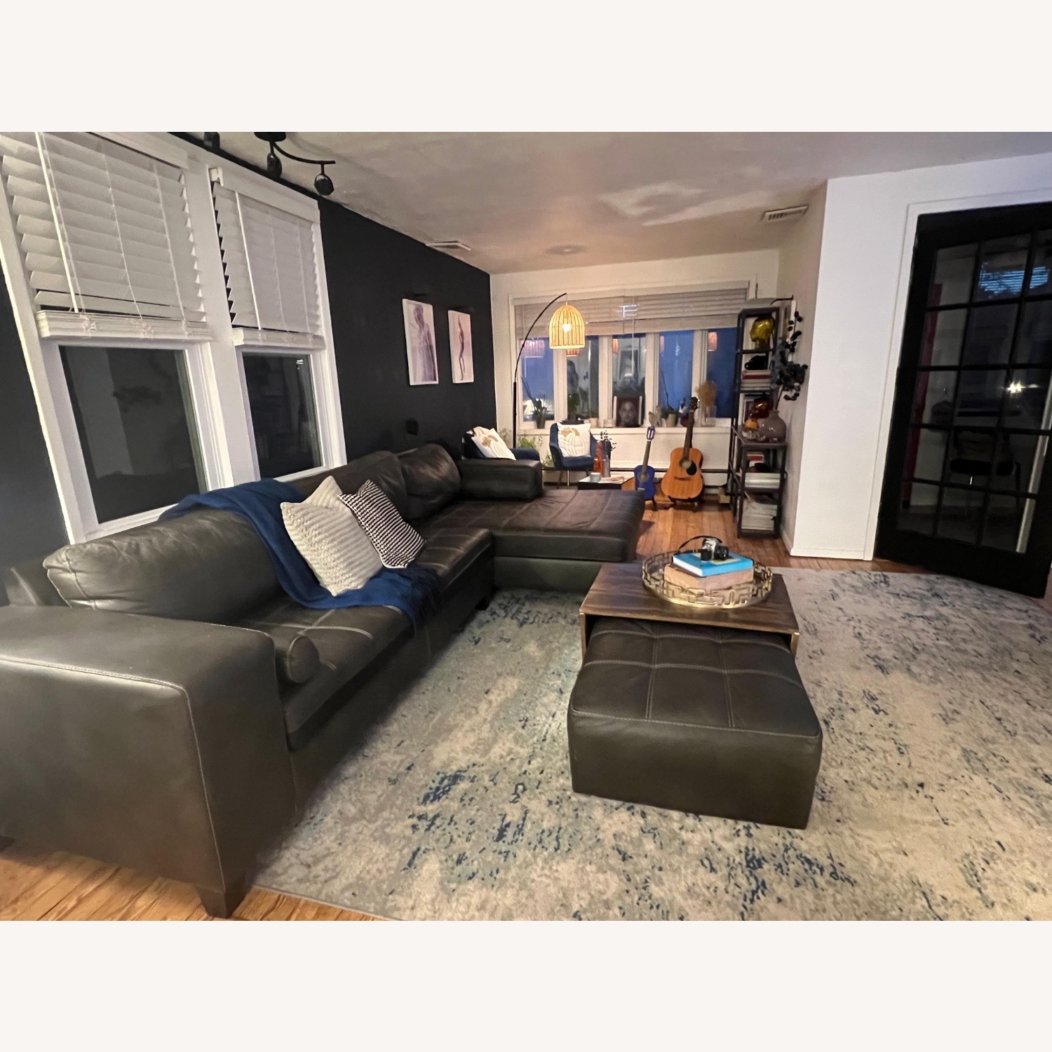 Ashley Furniture Nokomis Dark Brown 2 Piece Sectional - image-2