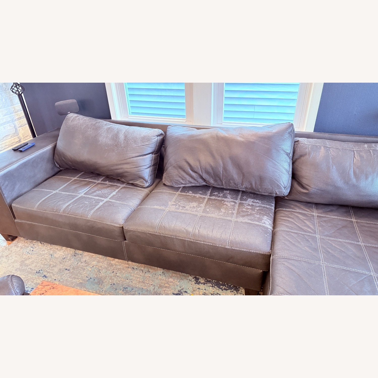 Ashley Furniture Nokomis Dark Brown 2 Piece Sectional - image-4