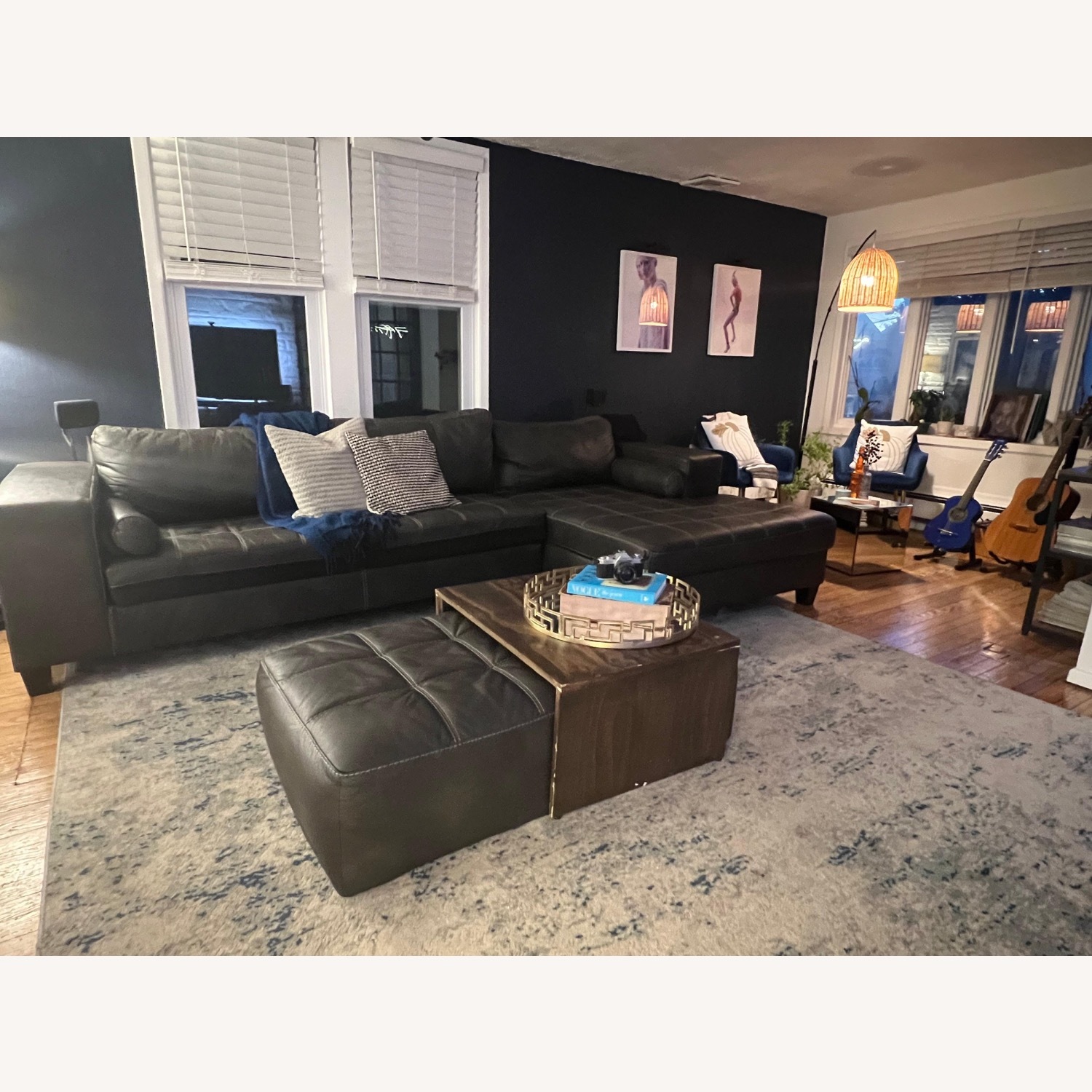 Ashley Furniture Nokomis Dark Brown 2 Piece Sectional - image-1