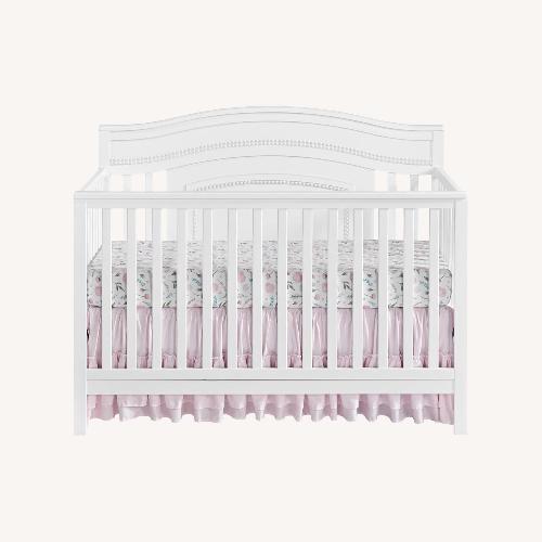 Used Briella 4-1 Convertible Crib White Wood Crib for sale on AptDeco