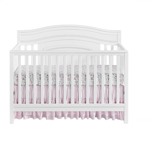 Used Briella 4-1 Convertible Crib White Wood Crib for sale on AptDeco