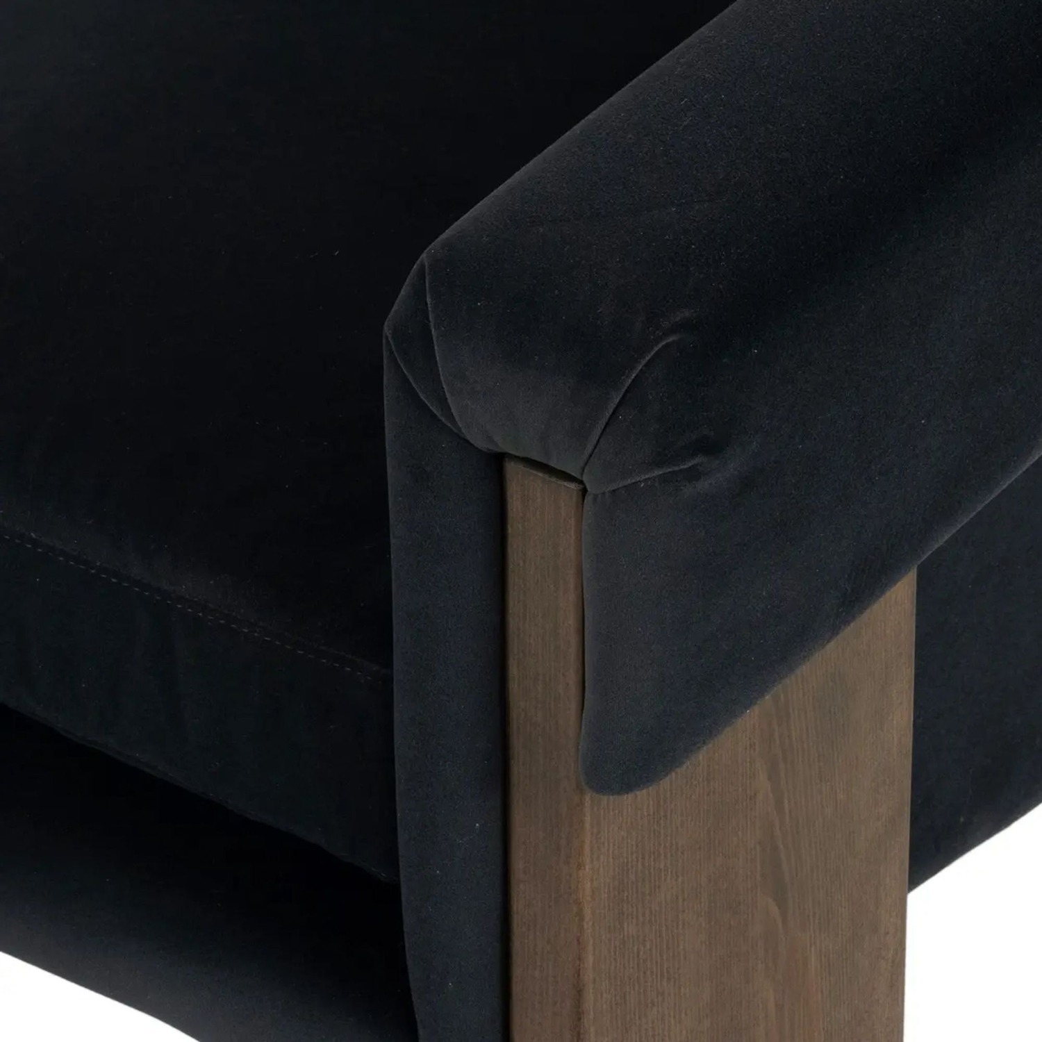 Heavenly Cairo Modern Chair in Velvet Smoke - image-3