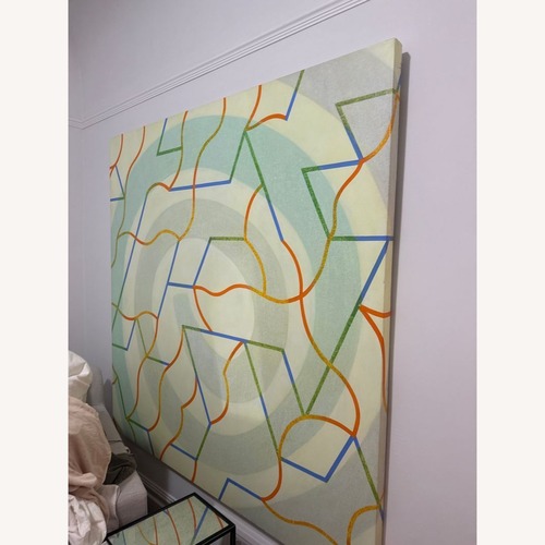 Used Spiral Grid on Canvas by Michele Sudduth for sale on AptDeco