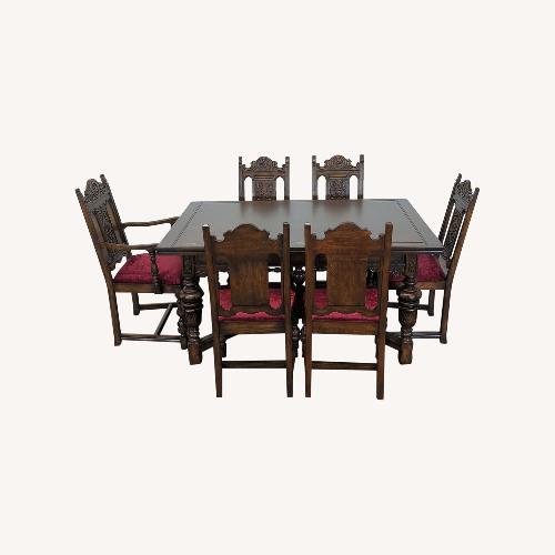 Used 20thCentury Renaissance Revival 7-Piece Dining Set for sale on AptDeco