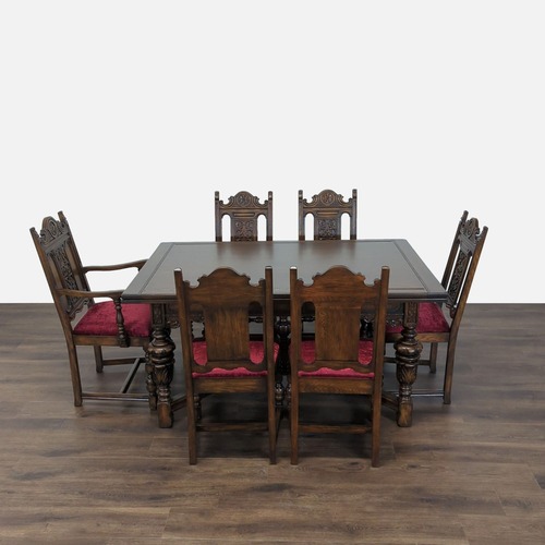 Used 20thCentury Renaissance Revival 7-Piece Dining Set for sale on AptDeco