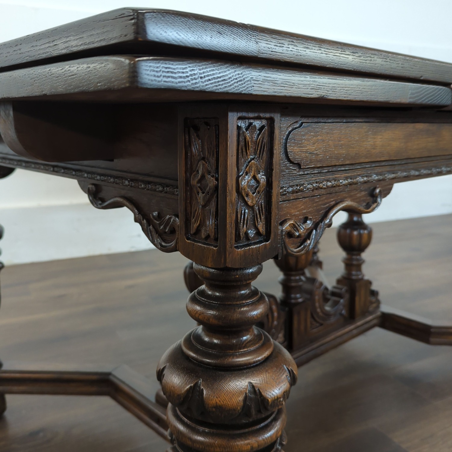 20thCentury Renaissance Revival 7-Piece Dining Set - image-7