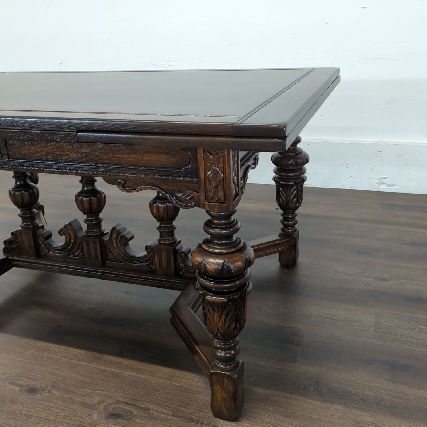 20thCentury Renaissance Revival 7-Piece Dining Set - image-6