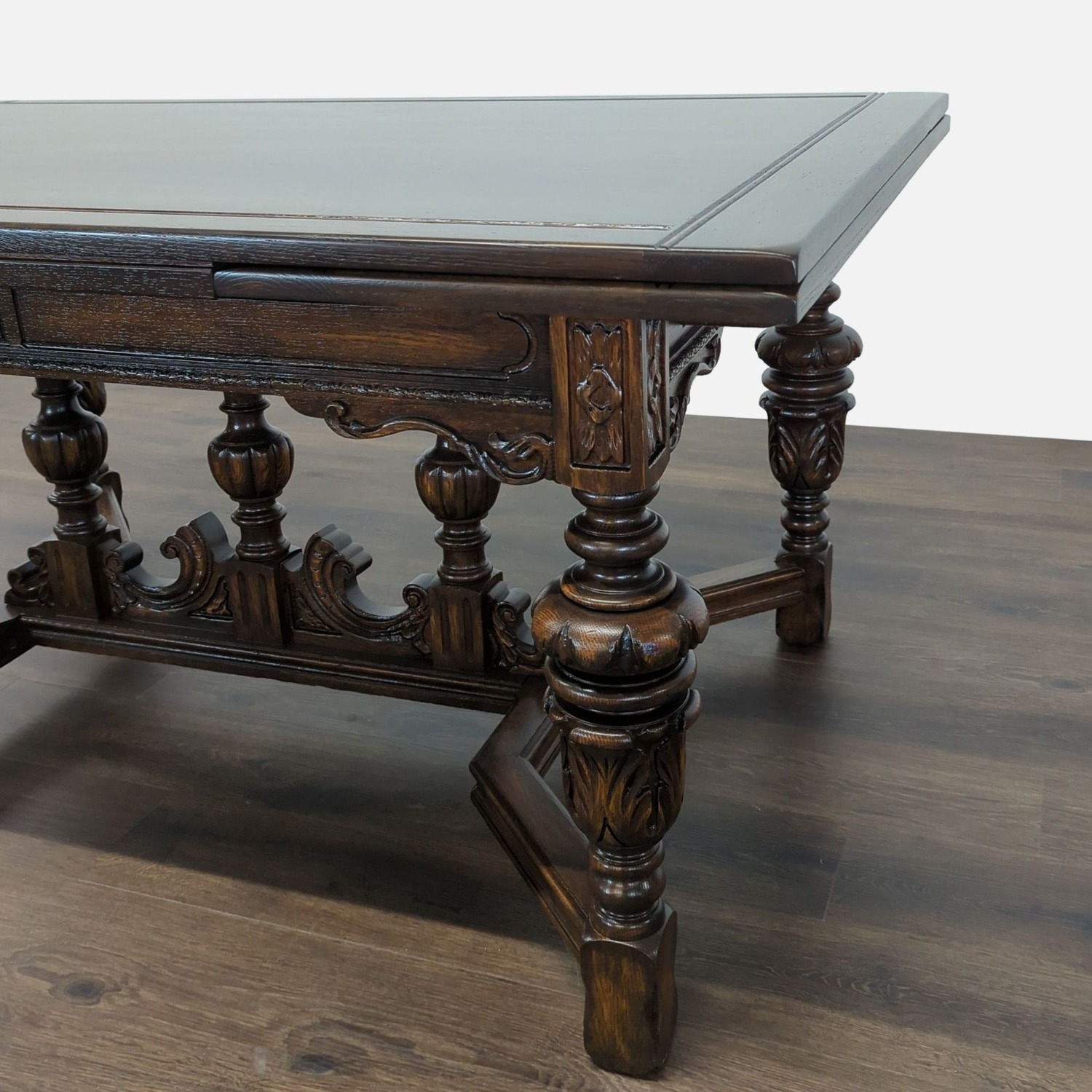 20thCentury Renaissance Revival 7-Piece Dining Set - image-2