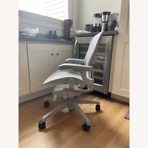 Used Herman Miller Aeron Chair Size A in Mineral for sale on AptDeco
