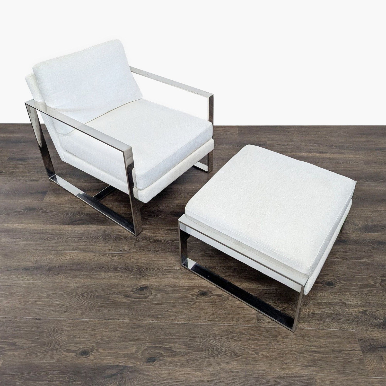 Restoration Hardware Modern Lounge Chair - image-6