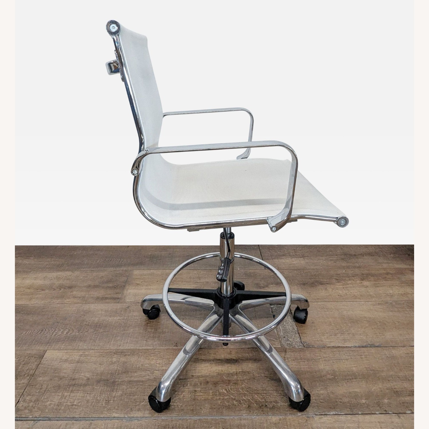 Woodstock Marketing Joan Contemporary Desk Stool - image-1