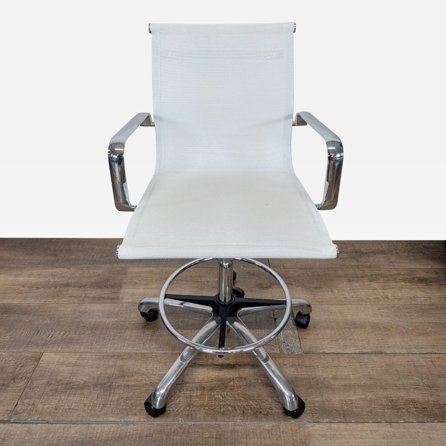 Woodstock Marketing Joan Contemporary Desk Stool - image-0