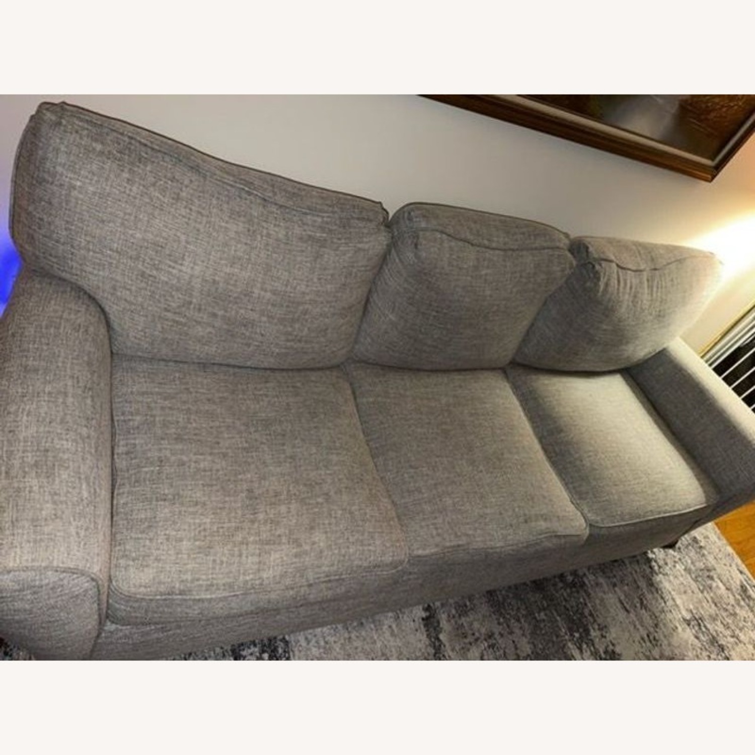 Wayfair 3-Seat Light Gray Fabric Sofa - image-6