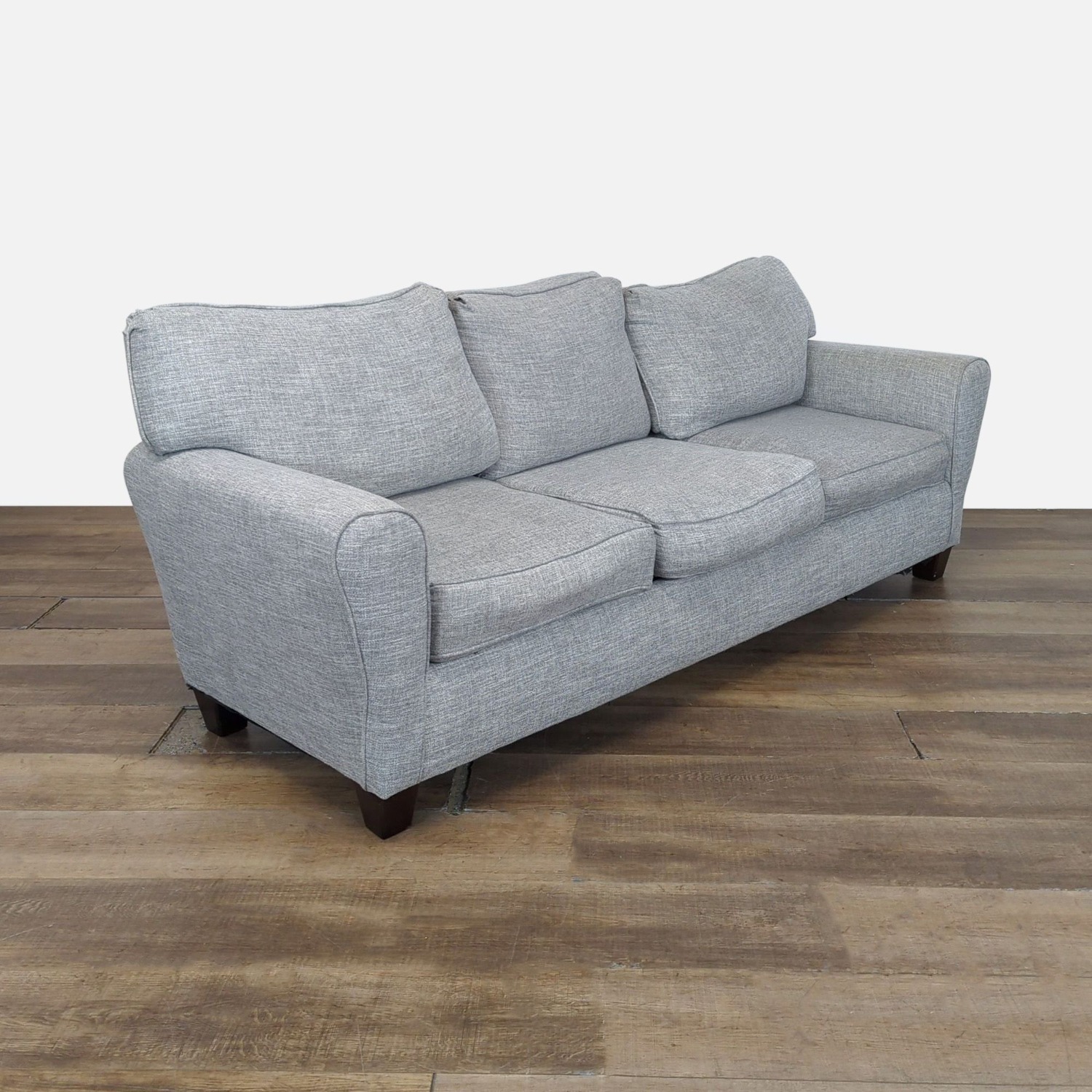 Wayfair 3-Seat Light Gray Fabric Sofa - image-3
