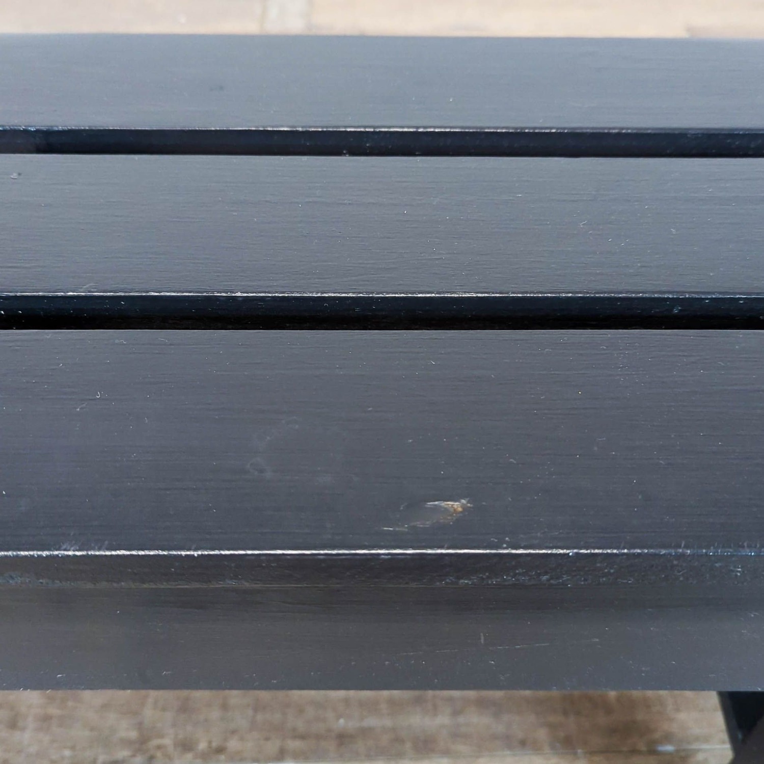 Three Plank Wood Bench - image-2