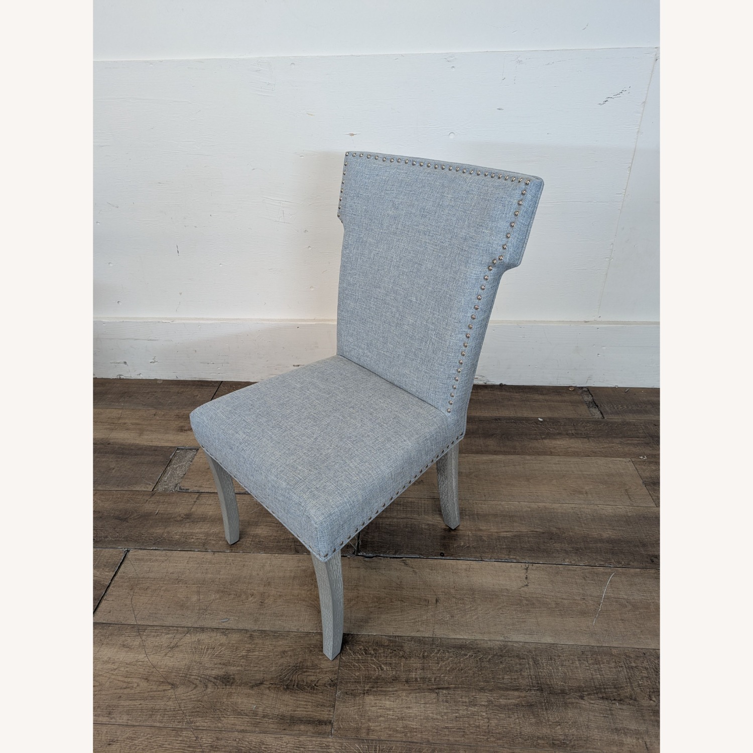 Upholstered Dining Chair with Nailhead Trim - image-4