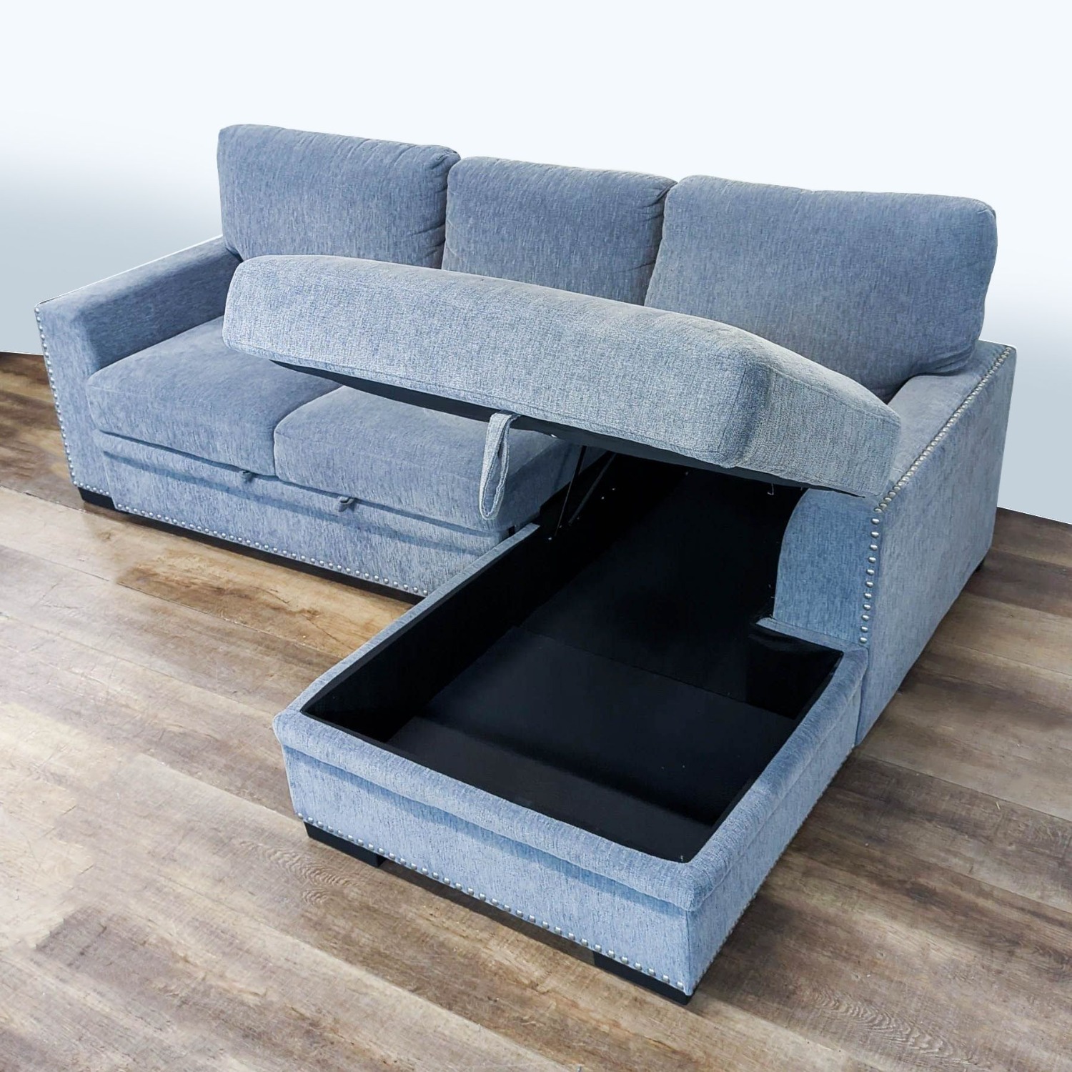 Modern 2-Piece Sectional with Pull-out Bed  - image-2