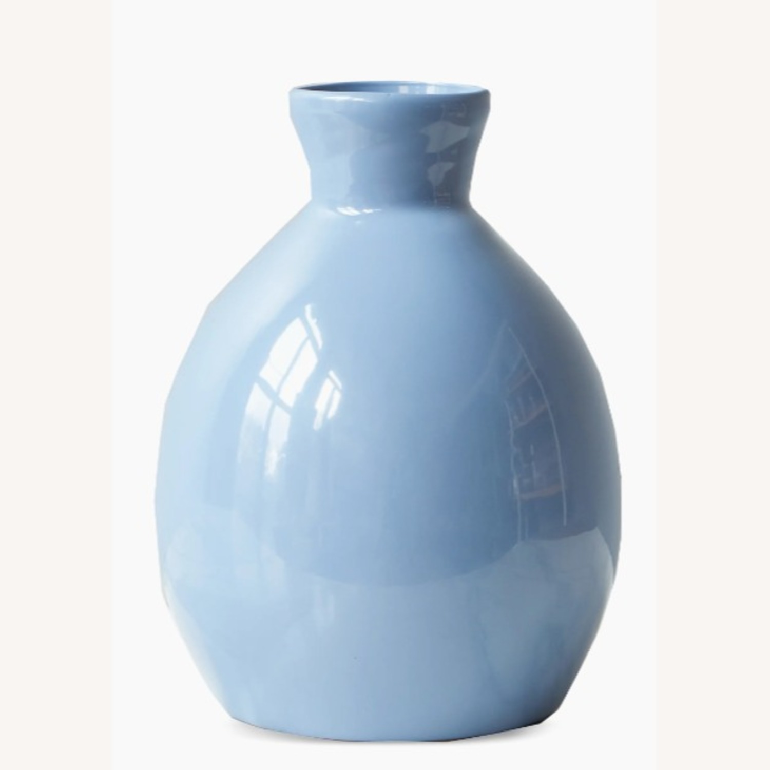etúHome  Blue Ceramic Artisanal Vase - image-1