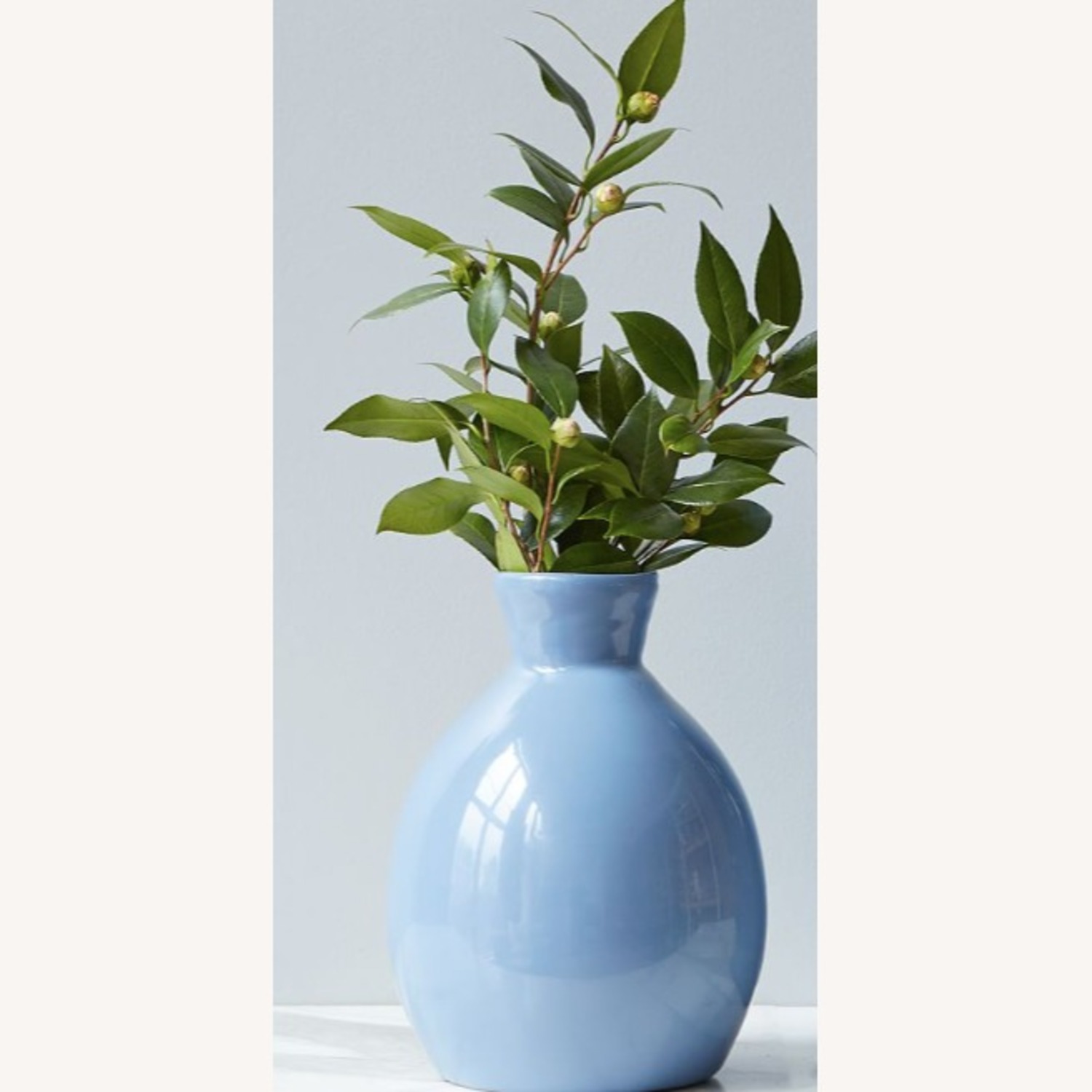 etúHome  Blue Ceramic Artisanal Vase - image-2
