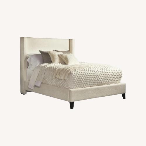 Used Alena Beige Upholstered King Bed for sale on AptDeco