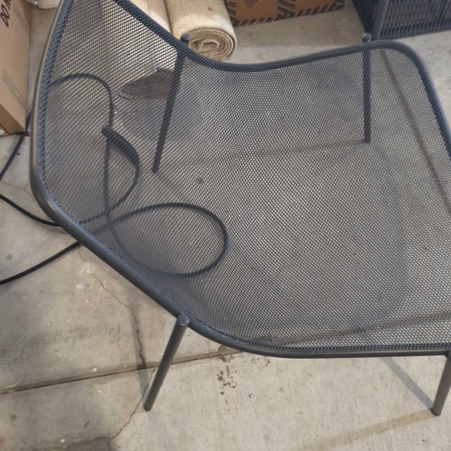 Modern Indoor/Outdoor Metal Lounge Chair - image-6