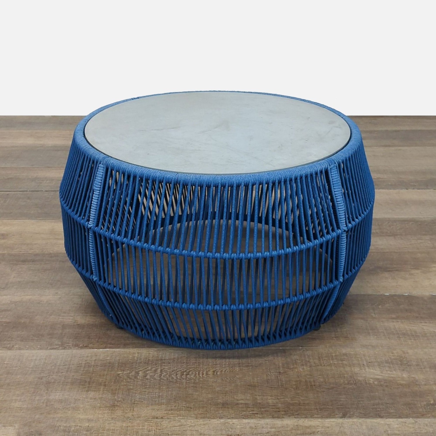 Stone Top Outdoor Cocktail Table - image-2