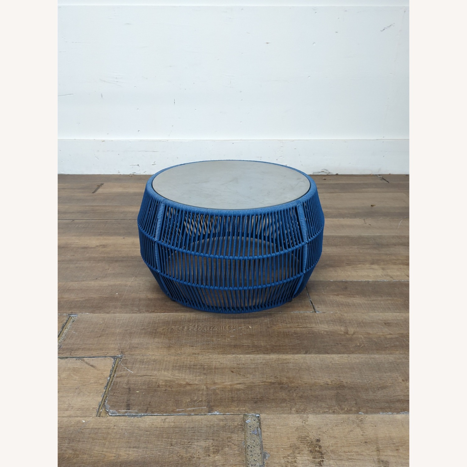 Stone Top Outdoor Cocktail Table - image-0