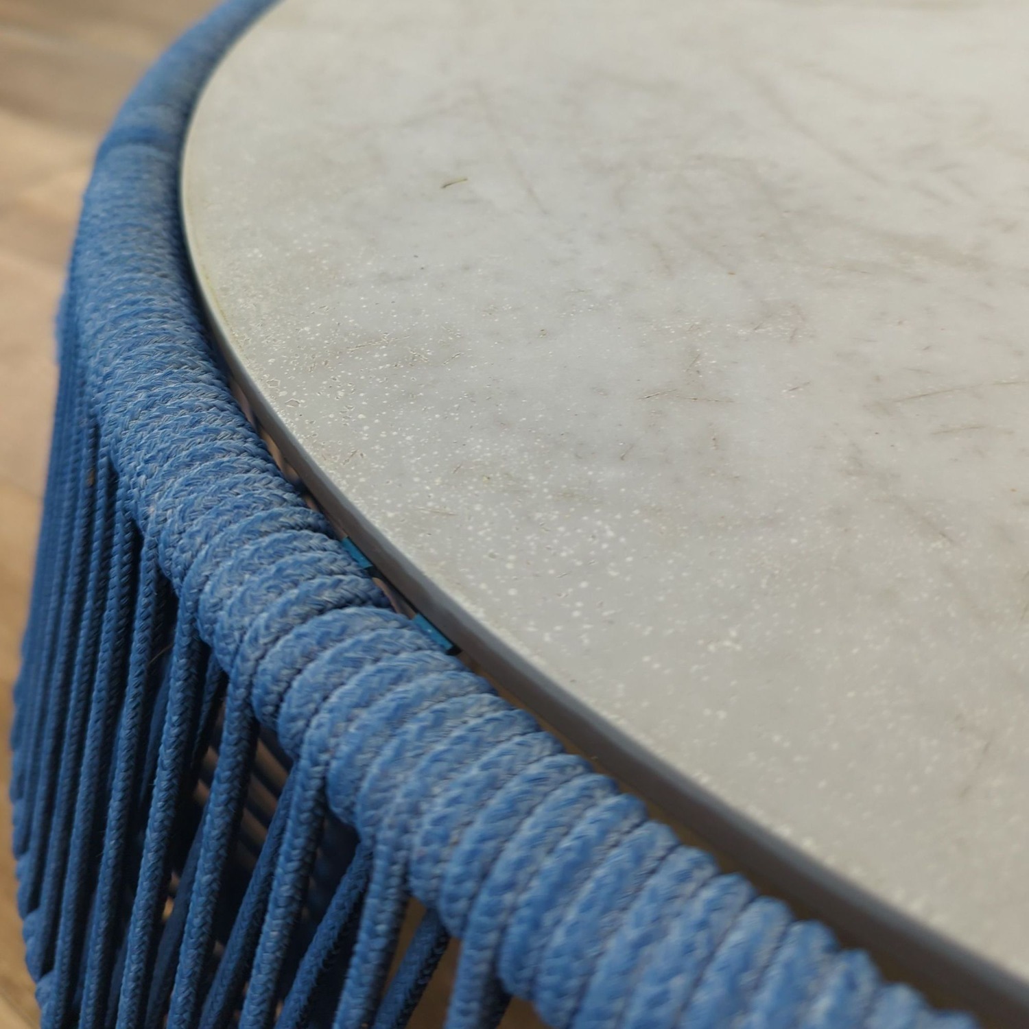 Stone Top Outdoor Cocktail Table - image-6