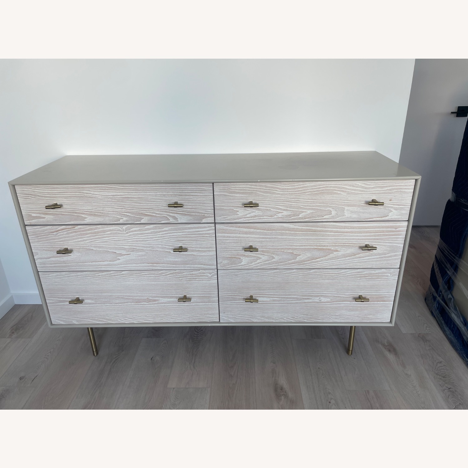 West Elm Modernist Wood & Lacquer 8-Drawer Dresser (58") - image-1