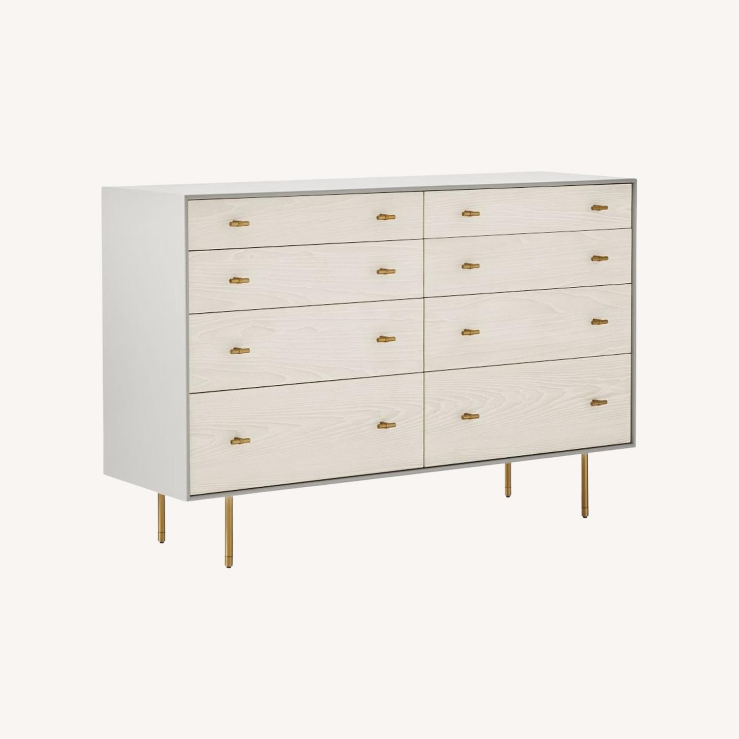 West Elm Modernist Wood & Lacquer 8-Drawer Dresser (58") - image-0