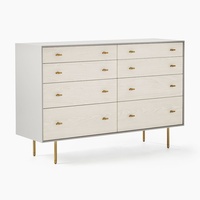 West Elm Modernist Wood & Lacquer 8-Drawer Dresser (58")
