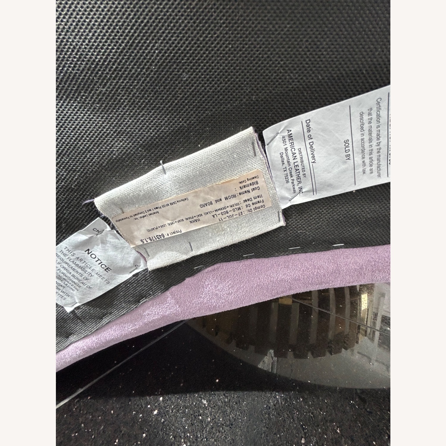 Vladimir Kagan American Leather Curved Zoe Sofa - image-6