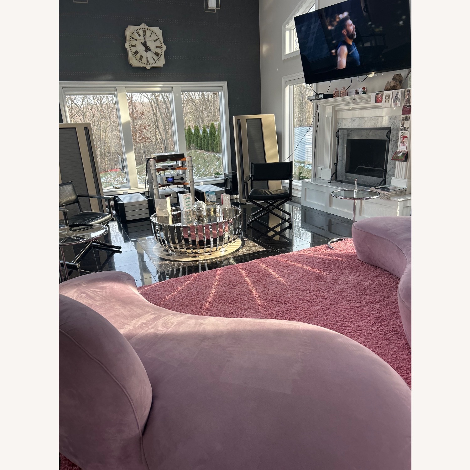 Vladimir Kagan American Leather Curved Zoe Sofa - image-7