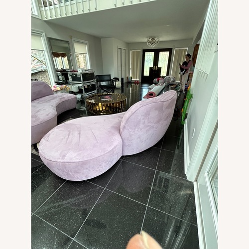 Used Vladimir Kagan American Leather Curved Zoe Sofa for sale on AptDeco