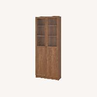 IKEA Billy Oxberg Dark Brown Wood Bookcase