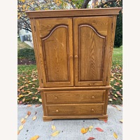 Wooden Clothing Armoire