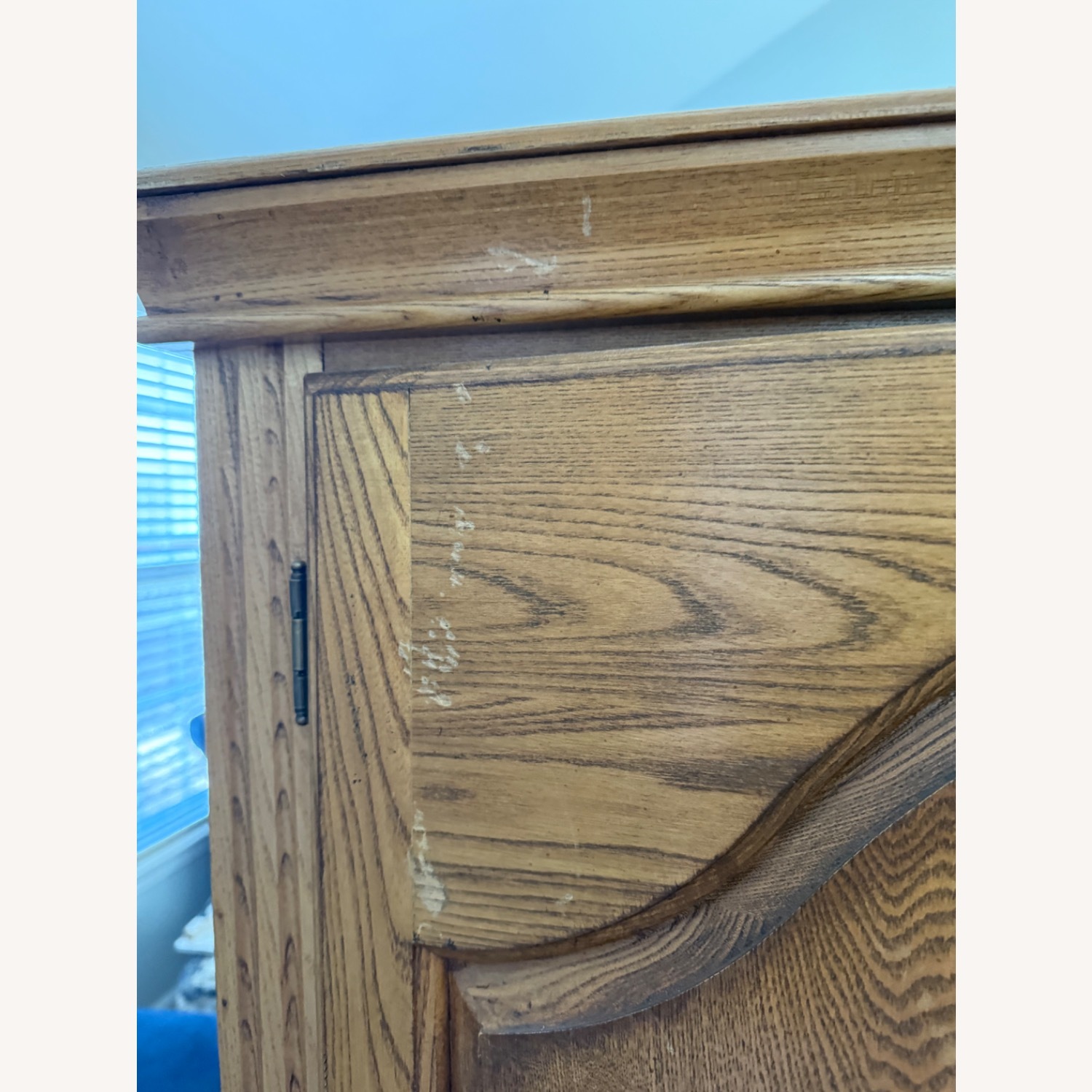 Wooden Clothing Armoire - image-3